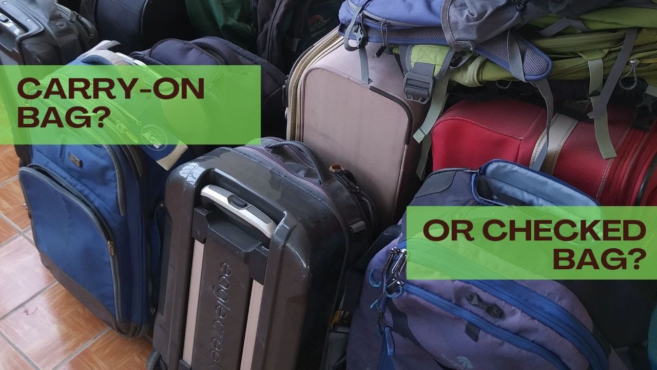 Carry-On vs. Checked Luggage: Which Travel Bag Is Right for You?